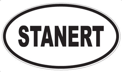 STANERT - Oval Sticker