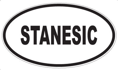 STANESIC - Oval Magnet