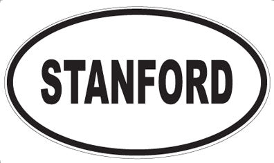STANFORD - Oval Sticker