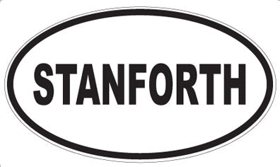 STANFORTH - Oval Magnet