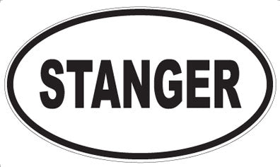 STANGER - Oval Magnet