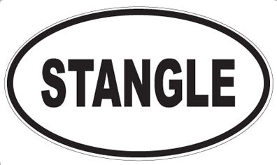 STANGLE - Oval Sticker