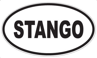STANGO - Oval Sticker