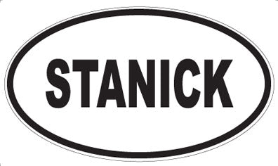 STANICK - Oval Magnet