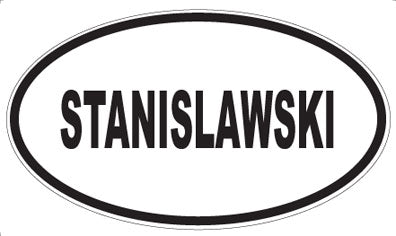 STANISLAWSKI - Oval Magnet