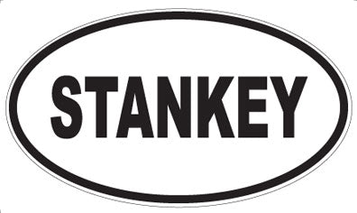 STANKEY - Oval Sticker