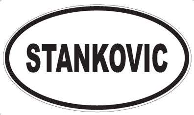 STANKOVIC - Oval Magnet