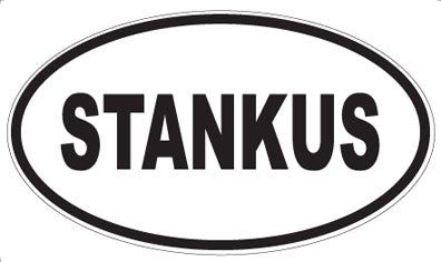 STANKUS - Oval Magnet