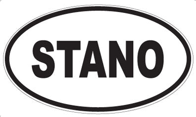 STANO - Oval Sticker