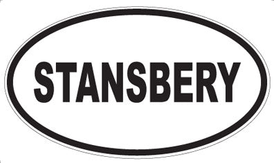 STANSBERY - Oval Magnet