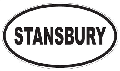 STANSBURY - Oval Sticker