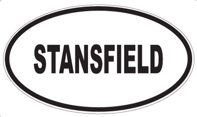 STANSFIELD - Oval Sticker