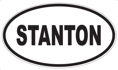 STANTON - Oval Magnet