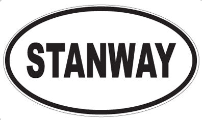 STANWAY - Oval Sticker