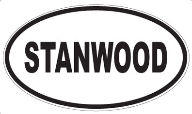 STANWOOD - Oval Sticker