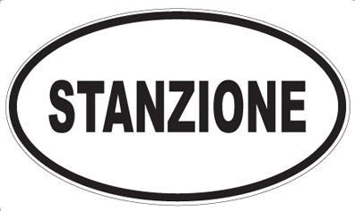 STANZIONE - Oval Magnet