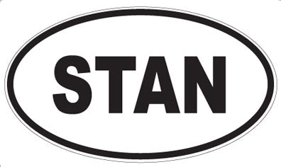 STAN - Oval Magnet