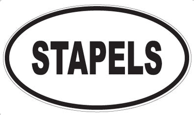 STAPELS - Oval Magnet
