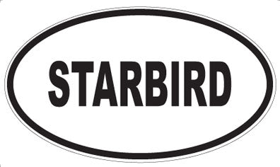 STARBIRD - Oval Sticker
