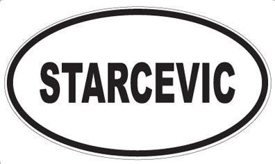 STARCEVIC - Oval Magnet