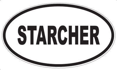 STARCHER - Oval Magnet
