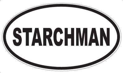 STARCHMAN - Oval Sticker