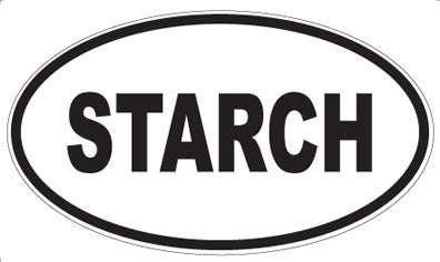 STARCH - Oval Magnet
