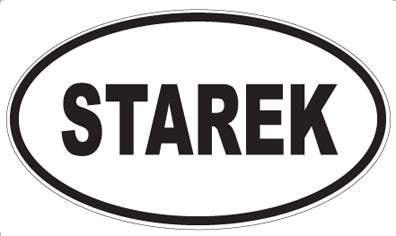 STAREK - Oval Magnet