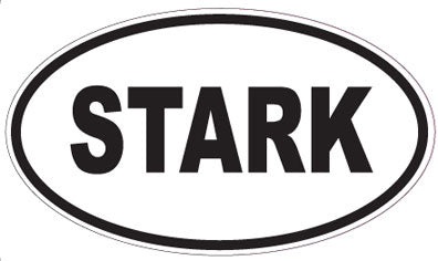 STARK - Oval Sticker
