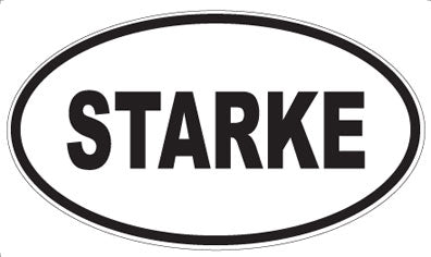 STARKE - Oval Sticker