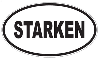 STARKEN - Oval Magnet
