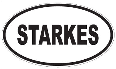 STARKES - Oval Magnet