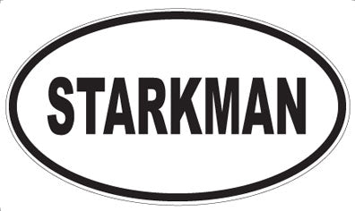 STARKMAN - Oval Magnet