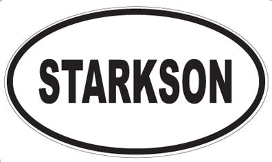 STARKSON - Oval Sticker