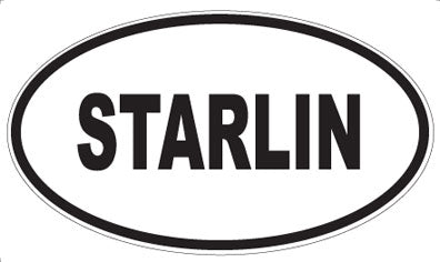 STARLIN - Oval Magnet