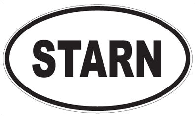 STARN - Oval Sticker