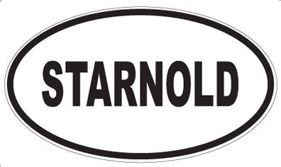 STARNOLD - Oval Sticker