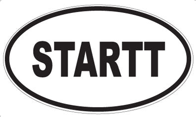 STARTT - Oval Sticker