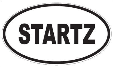 STARTZ - Oval Sticker