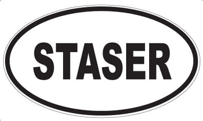 STASER - Oval Magnet