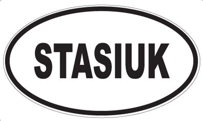 STASIUK - Oval Magnet