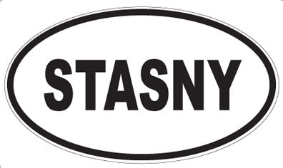 STASNY - Oval Magnet