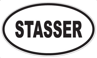 STASSER - Oval Magnet