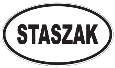 STASZAK - Oval Magnet