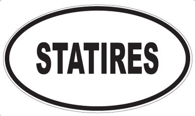 STATIRES - Oval Magnet