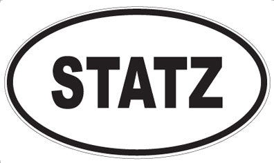 STATZ - Oval Magnet
