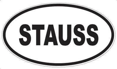 STAUSS - Oval Sticker