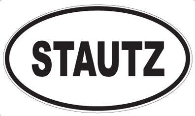 STAUTZ - Oval Sticker