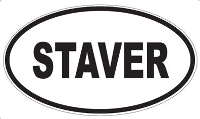 STAVER - Oval Magnet