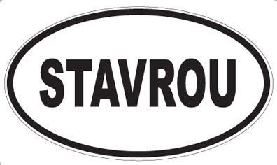 STAVROU - Oval Magnet